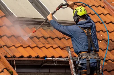 Démoussage et hydrofuge de toiture à Gourchelles